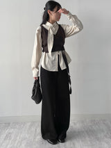 Laker Tie Loose Fit Blouse