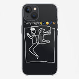 Every Night Iphone Case (White) Ver. Short Hair