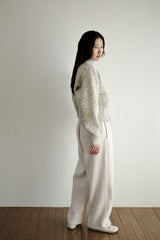 Dumble fleece pants, Cream