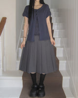 Newen Pleated Midi Skirt