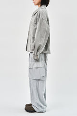 Cracker Dyeing Cargo Pants (2color)