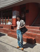 ロバートベロアVネックショートスリーブTシャツ