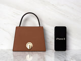 LOMEL MINI マイクロレザーバッグ / Mud Brown