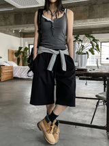 [U-BASIC] Luvrin Three Quarter Bermuda Sweatpants
