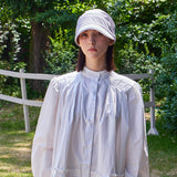 Metal Tip Scarf Cap / Lilac