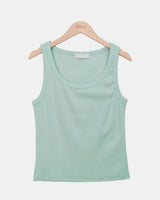 Elven U-Neck Ribbed Sleeveless Top