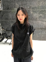TRACK POLY HALF JACKET (2color)