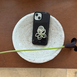 Present series KNIT LOVE : brown phonecase 