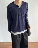 Nodin Layered Henley Longsleeve