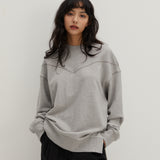 Raverous Slit Sweatshirts M/Gray