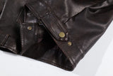 Denver Black Leather Zip-Up Jacket 233313027