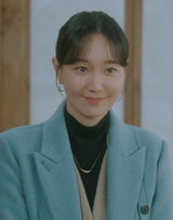 アロー925シルバーツートンフープリングピアスE049-05T (Worn by Lee Yoo-young)
