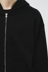 (MADE) neWave Short Zip Hoodie_Black