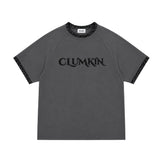 レオパードリンガーTシャツ (CHARCOAL/CHARCOAL) [MEN]