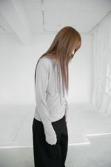 frill rain span top(3colors)