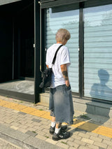 Blue low vintage half pants 1C