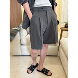 [S/S] Loose fit half set up pants (2color)
