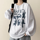 Shia Cat Overfit Sweatshirt