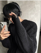 "ステッピングケーブルダメージニット "