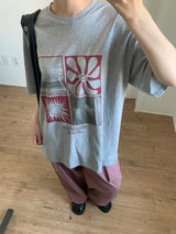サーファークルーネックTシャツ (2color)