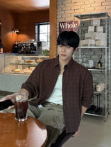 Mile cropped long-sleeve shirt