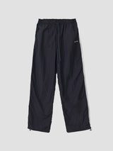 STRING FRILL TRACK PANTS NAVY