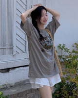 Mici printed short-sleeved T-shirt