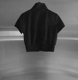 Riren Summer Shirred Zip-up