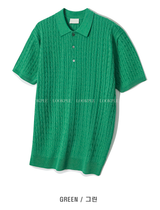 nade Cool Cable Collar Short Pant Knit