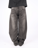 Regular Balloon Denim - Aged Black