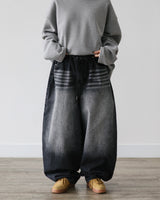 CROSS DEEP DENIM PANTS LB