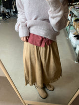 Shoreditch suede skirt (3color)