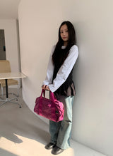 レコムウォッシュ加工デニムブーツカットパンツ