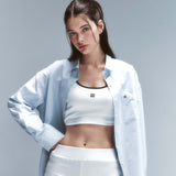 Boyfriend Loose Fit Shirt Blue