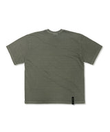 SCRT ピグメントポケットTシャツ カーキ