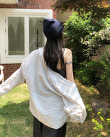 Mog Crop Check Shirt