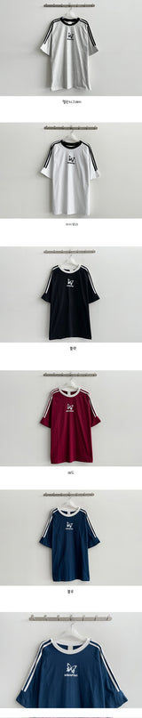 Modine Slant Nagran Butterfly Trackline Short Sleeve T-Shirt