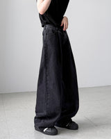 Oboe Pintuck Wide Denim
