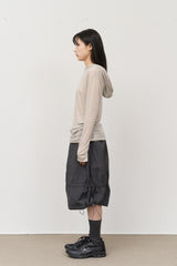(W) Rord Tencel Hooded Top