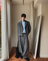 Comel wool crop blazer