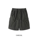 Keshi Pigment Washed Cargo Bermuda Shorts