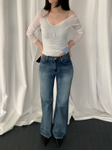 Summersell Washed Bootcut Jeans