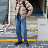 ストレートフィットロングワイドジーンズ
