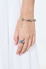 NO.577 [BURNISH] ROUND KEY HOLE RING