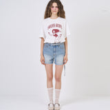 Snap Loose Fit T-Shirts White