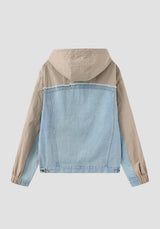 DENIM ANORAK BLUE