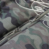 Cropped Fur Hood MA-1 Jacket (Camo)
