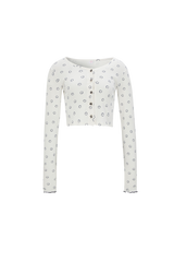 スマイルカーディガン ivory