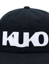KUKO シンボル6パネルキャップ_ブラック