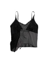 Lace Patchwork Strap Sleeveless